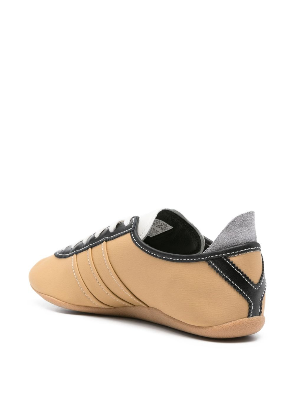 striped lace-up sneakers - 3