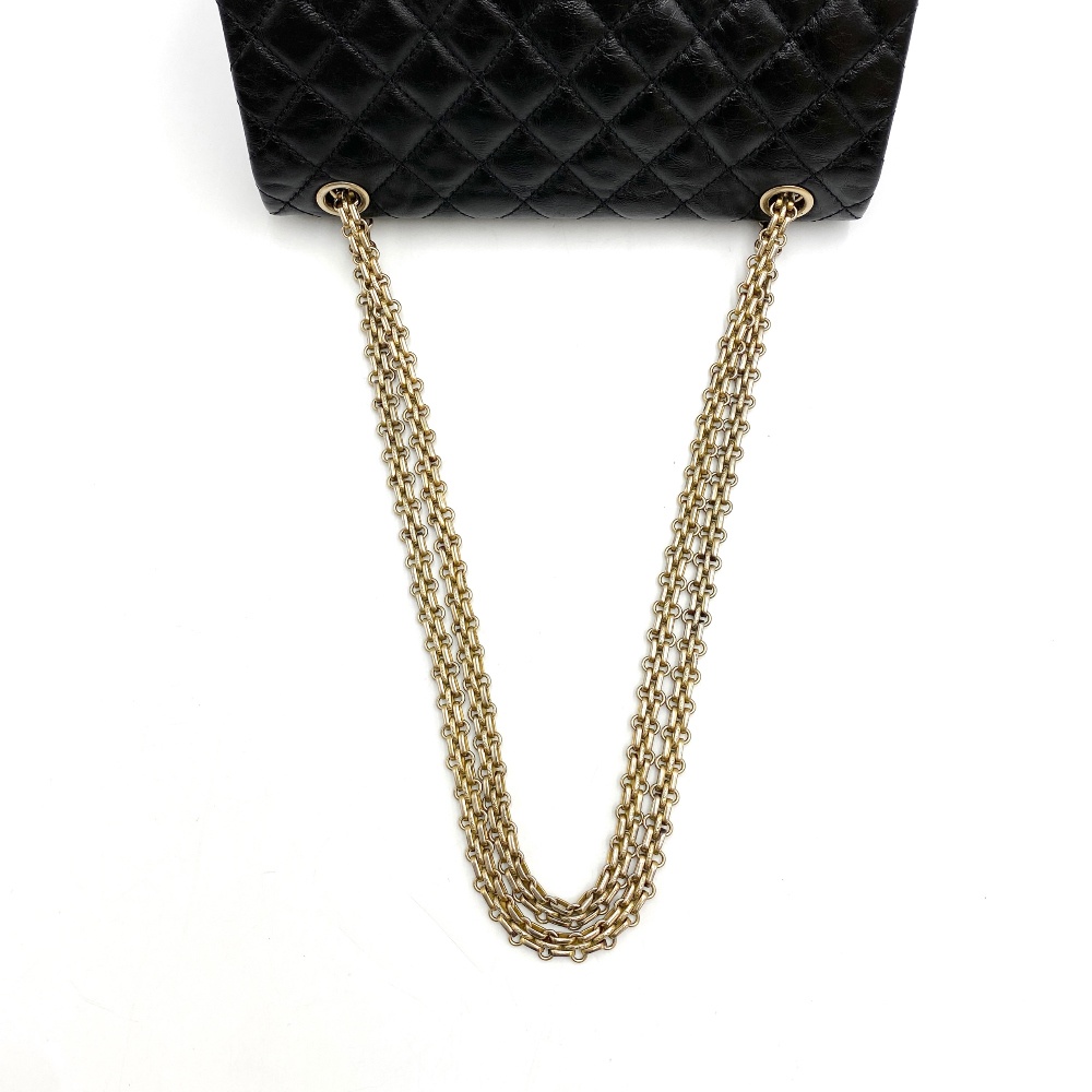 Chanel No.12 Black 2.55 Chain Bag - 7