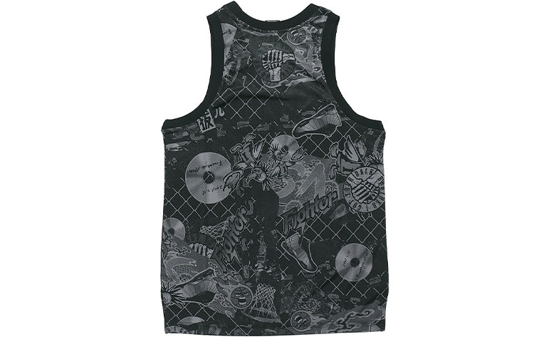 Nike Street Graffiti Basketball Sports Vest Black CK1182-010 - 2