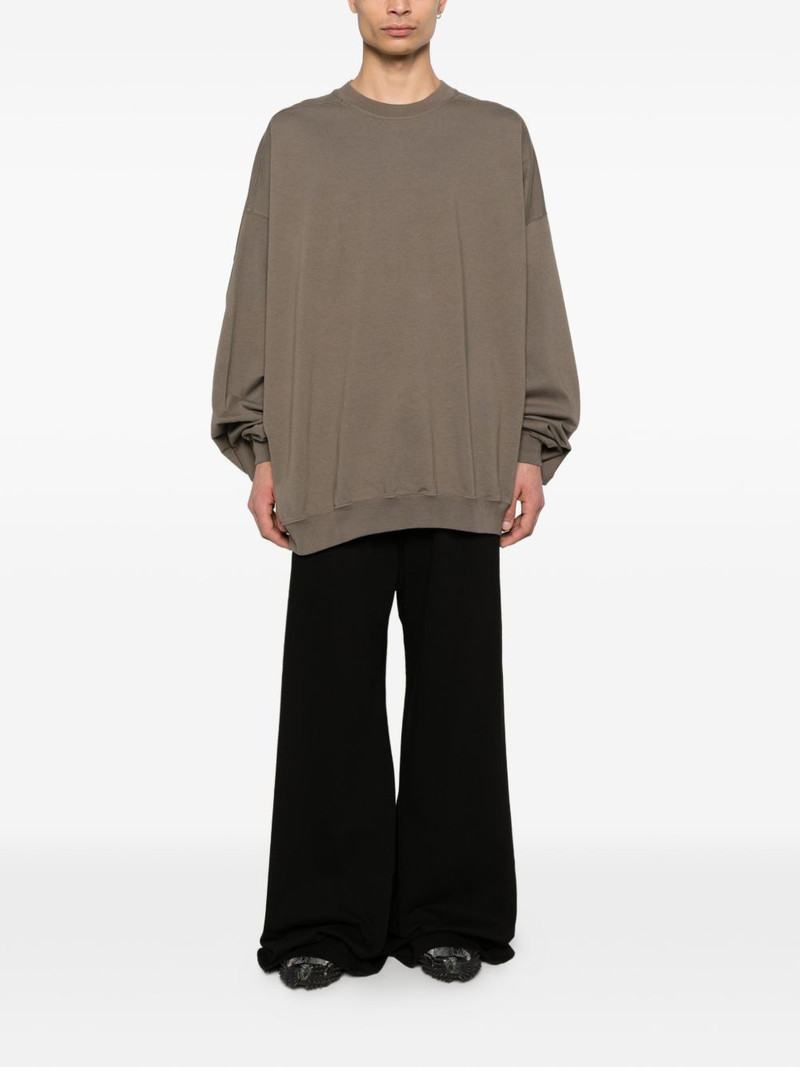 Rick Owens DRKSHDW Hun tie-detail sweatshirt outlook