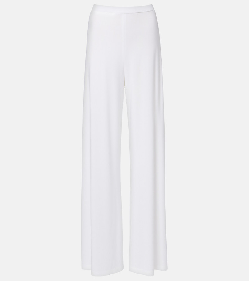 Jersey wide-leg pants 1