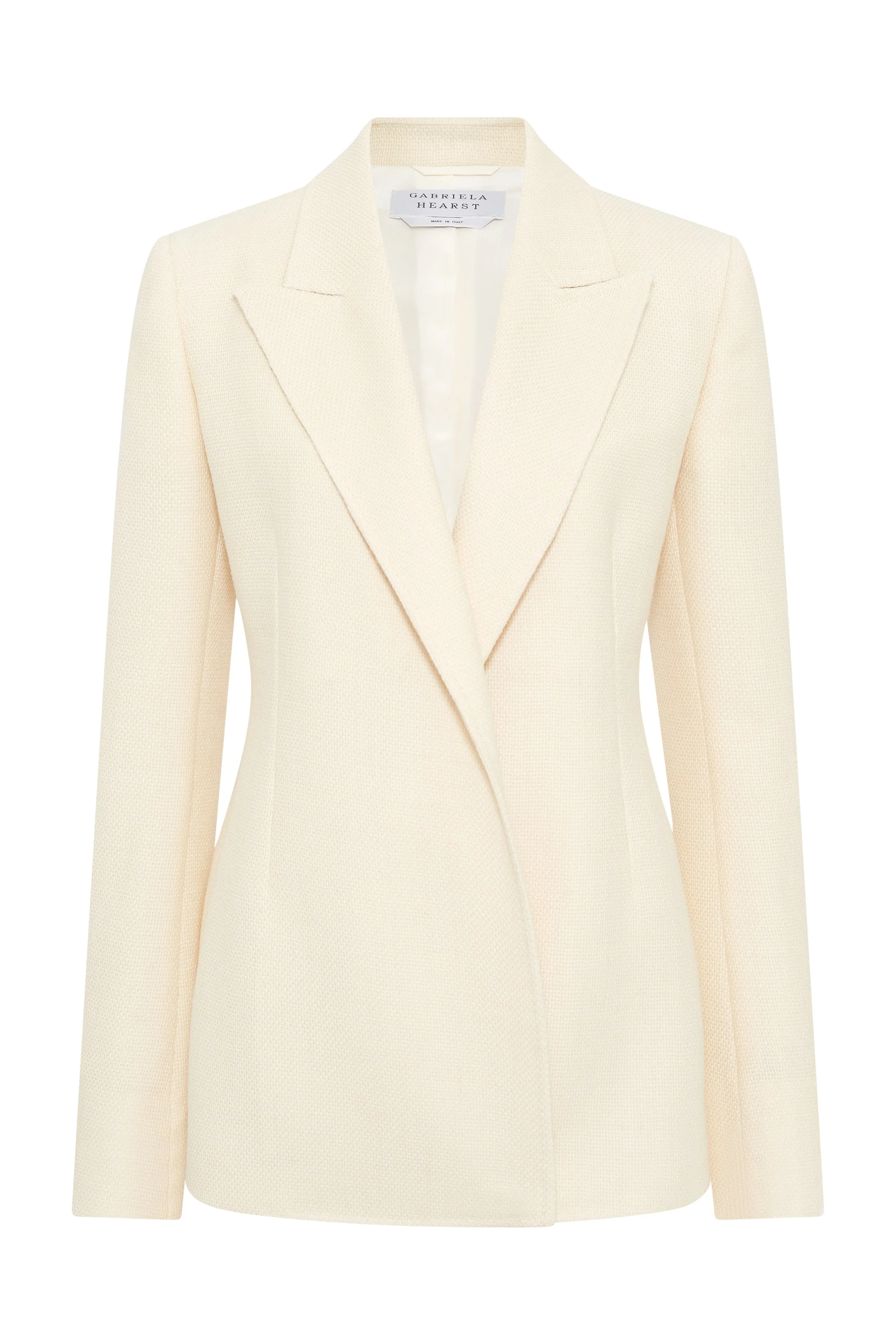 Mairi Blazer in Ivory Alpaca Wool - 1