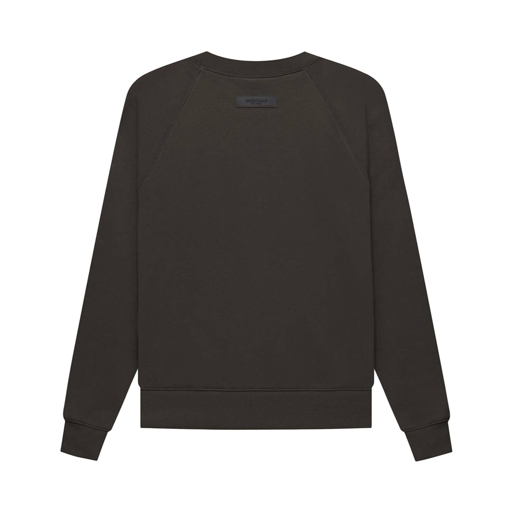 Fear of God Essentials Raglan Crewneck 'Off Black' - 2