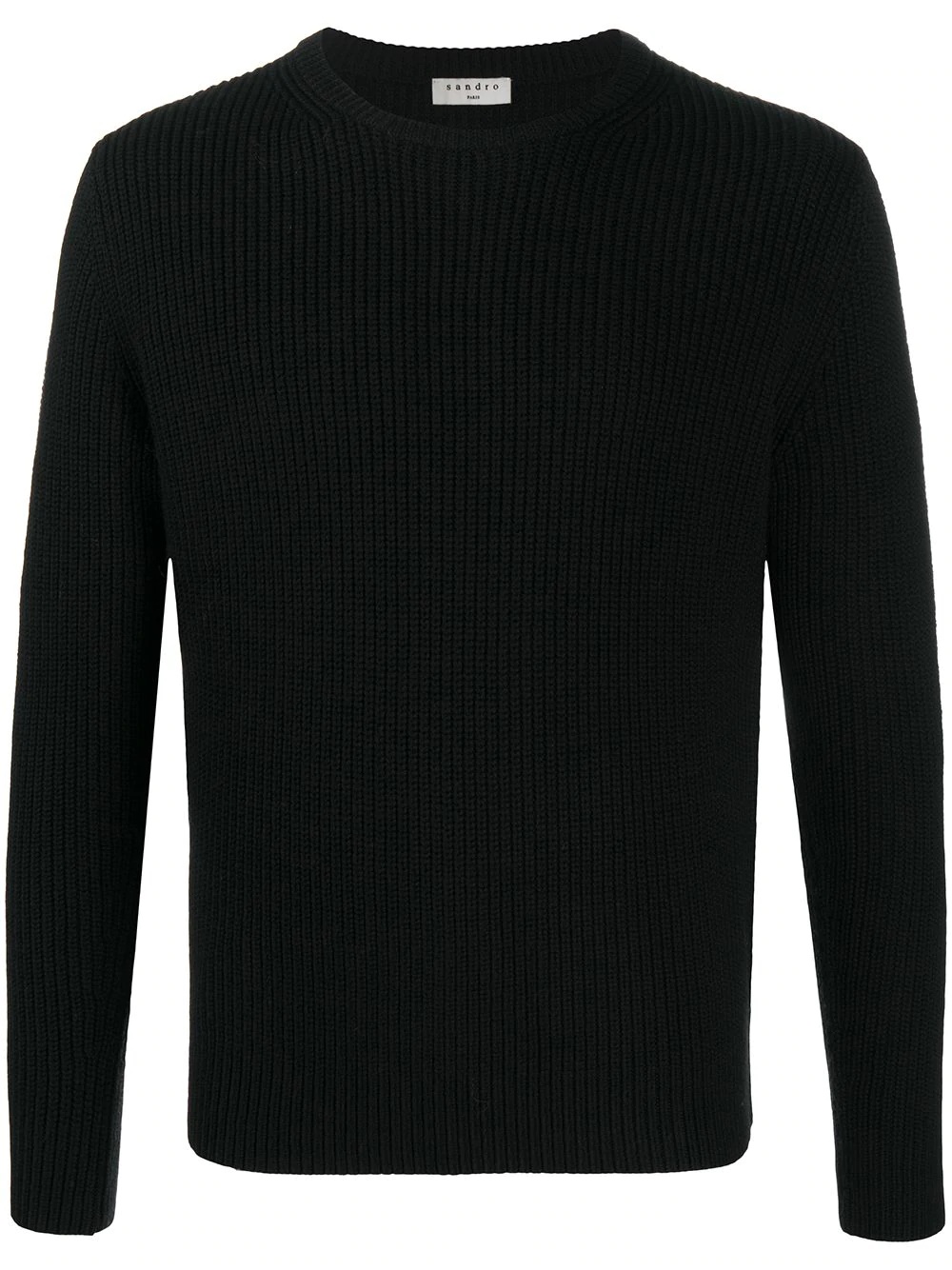 long-sleeved wool jumper - 1