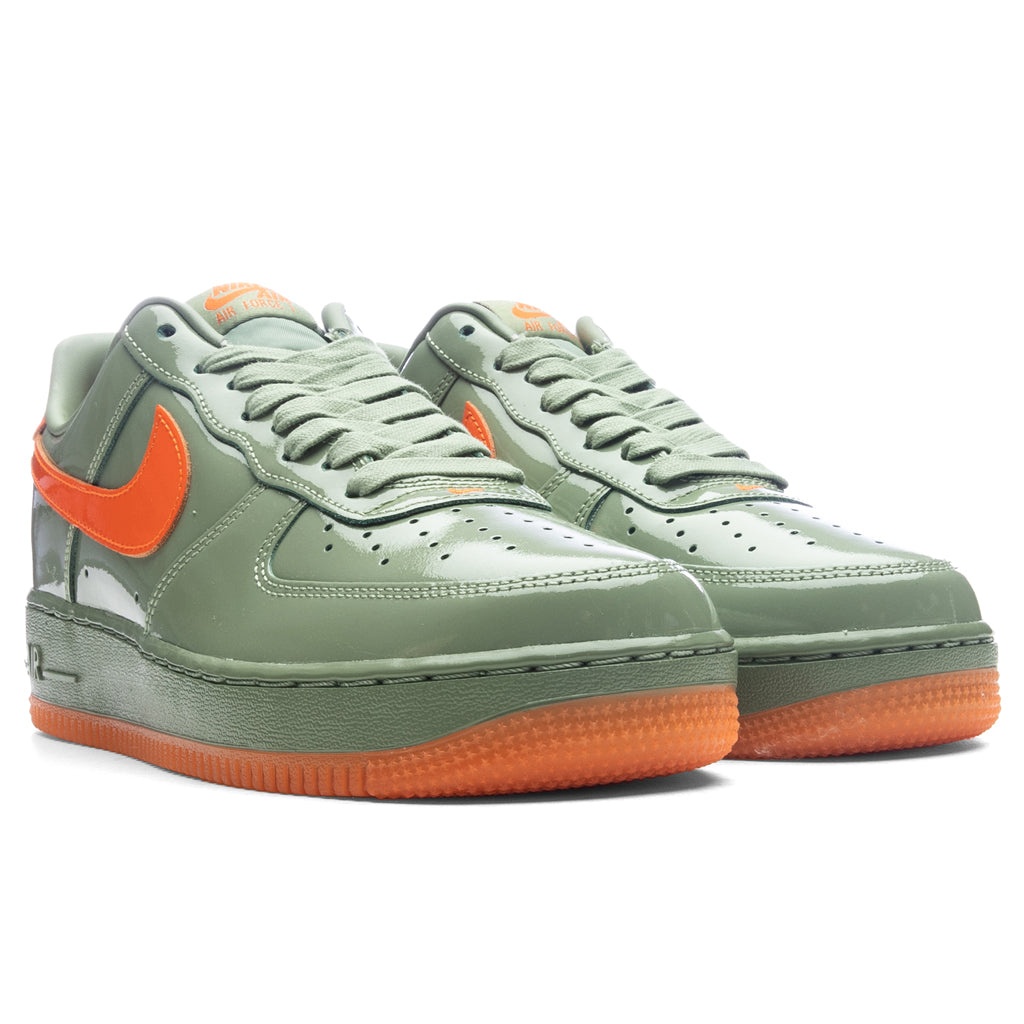 AIR FORCE 1 '07 PREMIUM - OIL GREEN/SAFETY ORANGE/PLATINUM TINT - 2