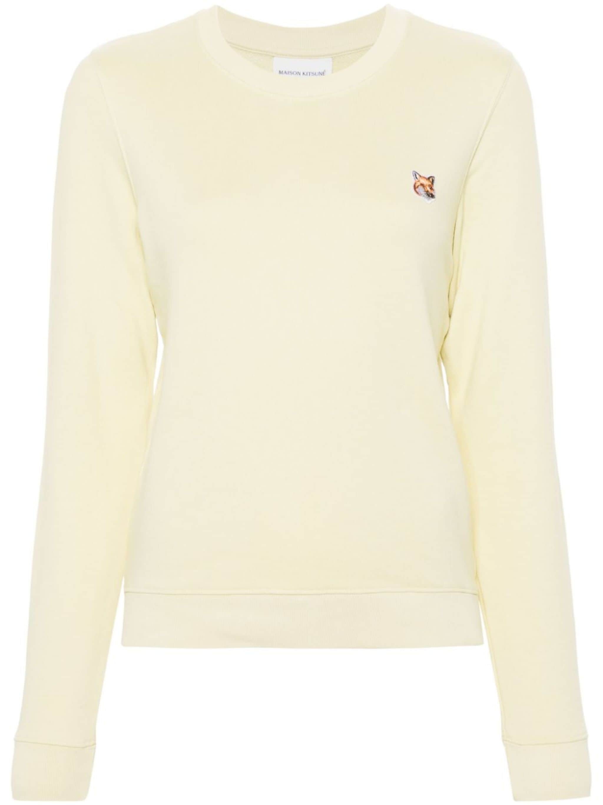 Fox-motif cotton sweatshirt - 1