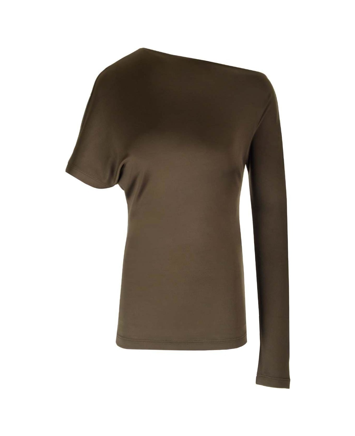 Asymmetric Sleeved Top - 1