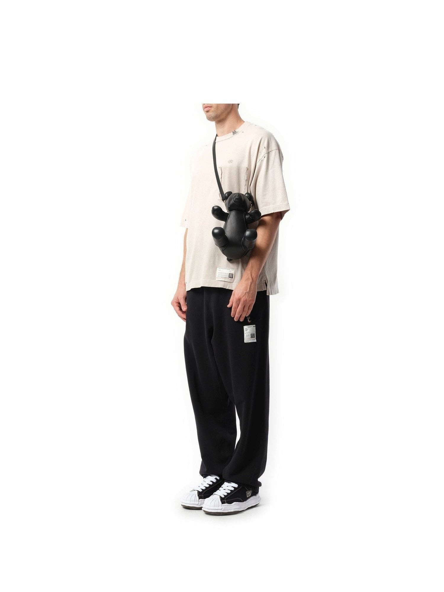 Bear Mini Shoulder Bag in Black - 4