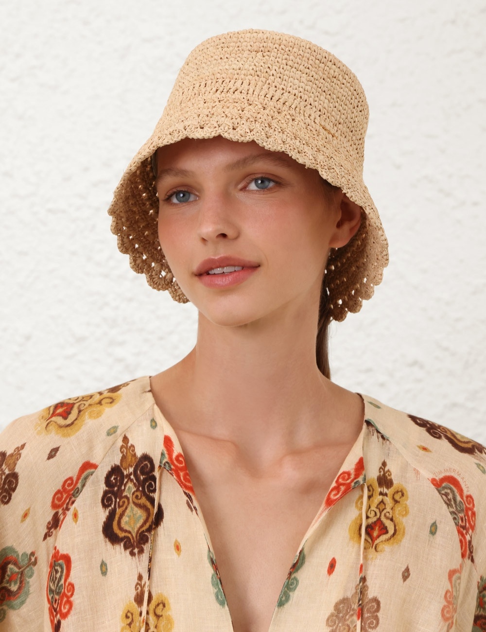 RAFFIA BUCKET HAT - 2
