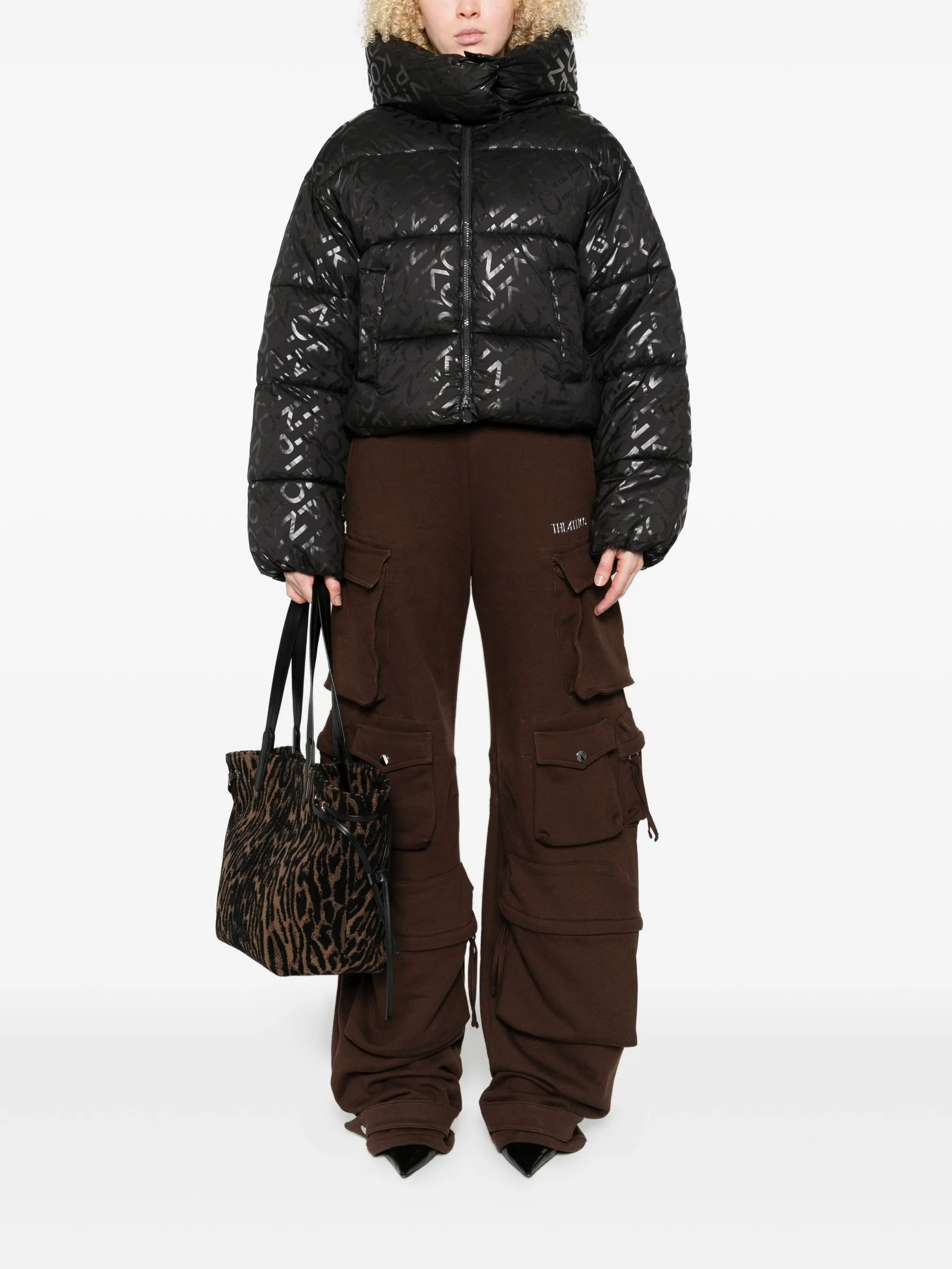 Pinko Logo-print Puffer Jacket - 2