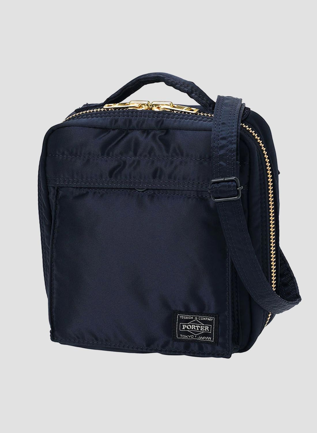 Porter-Yoshida & Co Tanker Square Shoulder Bag in Iron Blue - 1