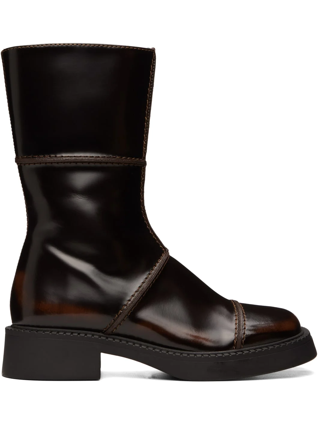 Brown Dahlia Boots - 1