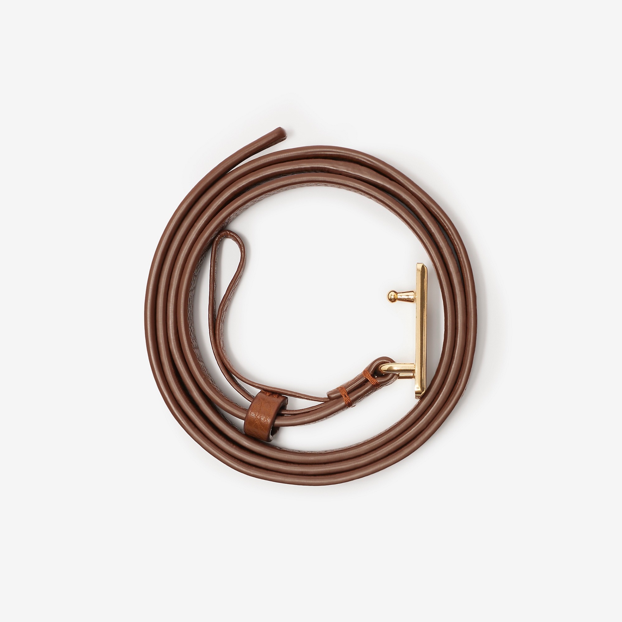 Thin Leather Shield Belt - 3