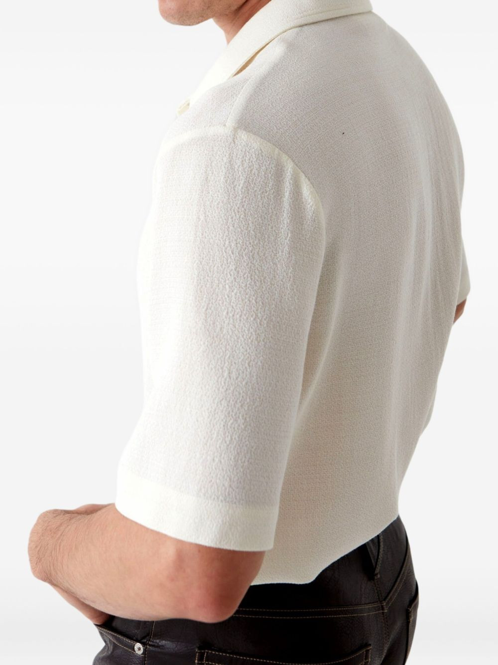 Mael textured short-sleeve shirt - 3