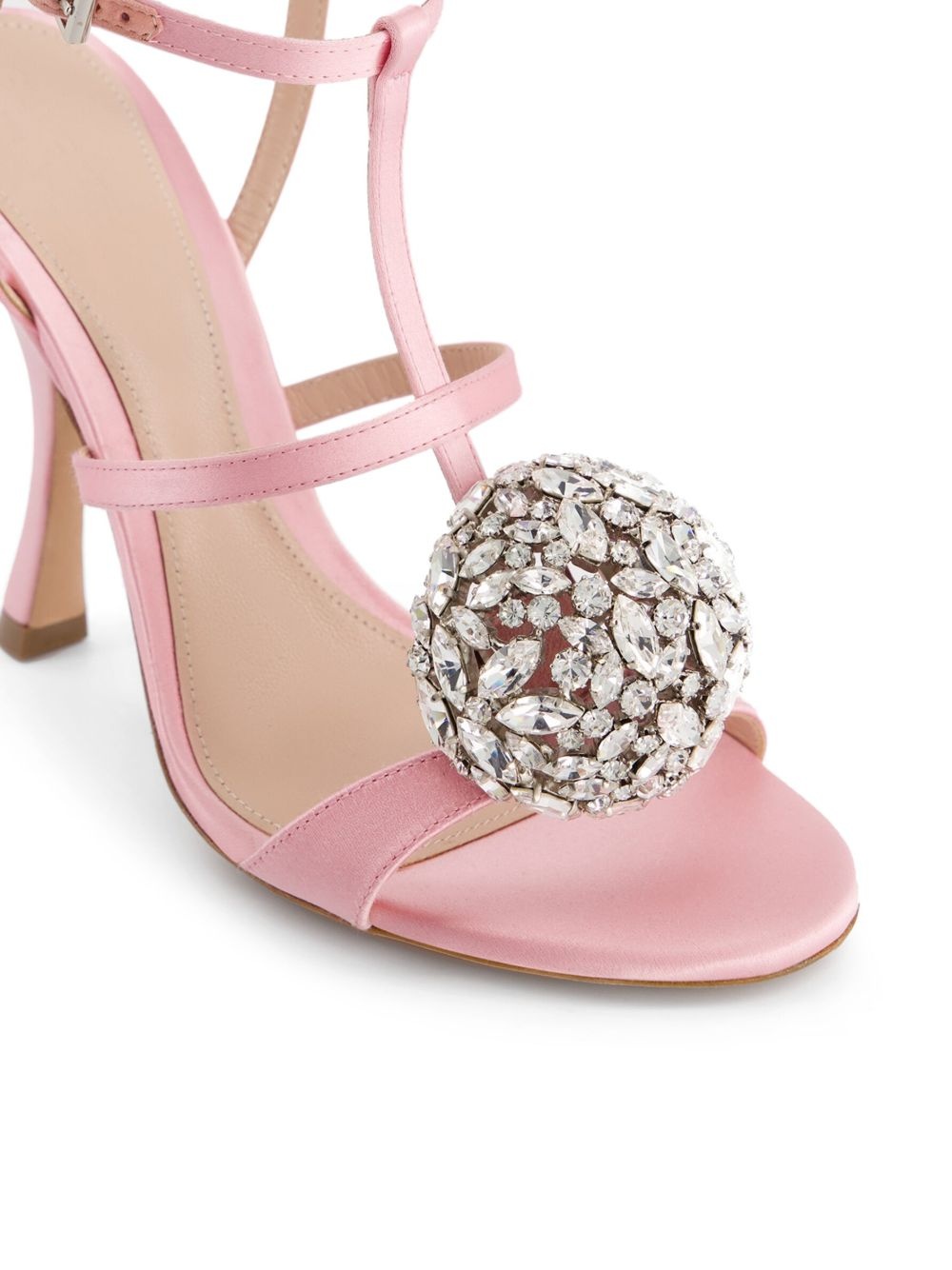 110mm crystal-embellished slingback sandals - 5