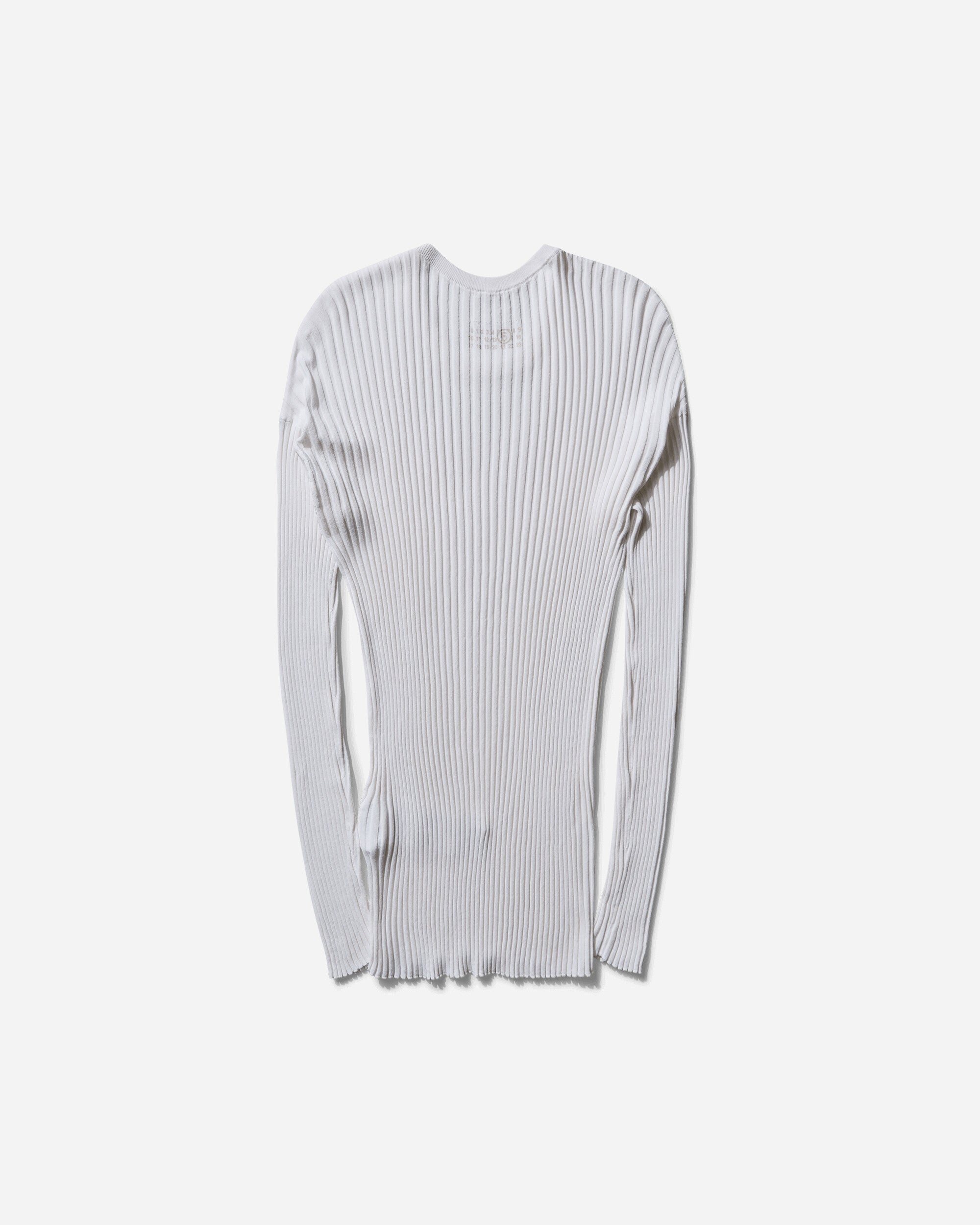 Men's Loose Rib Knit Sweater Off White - 2