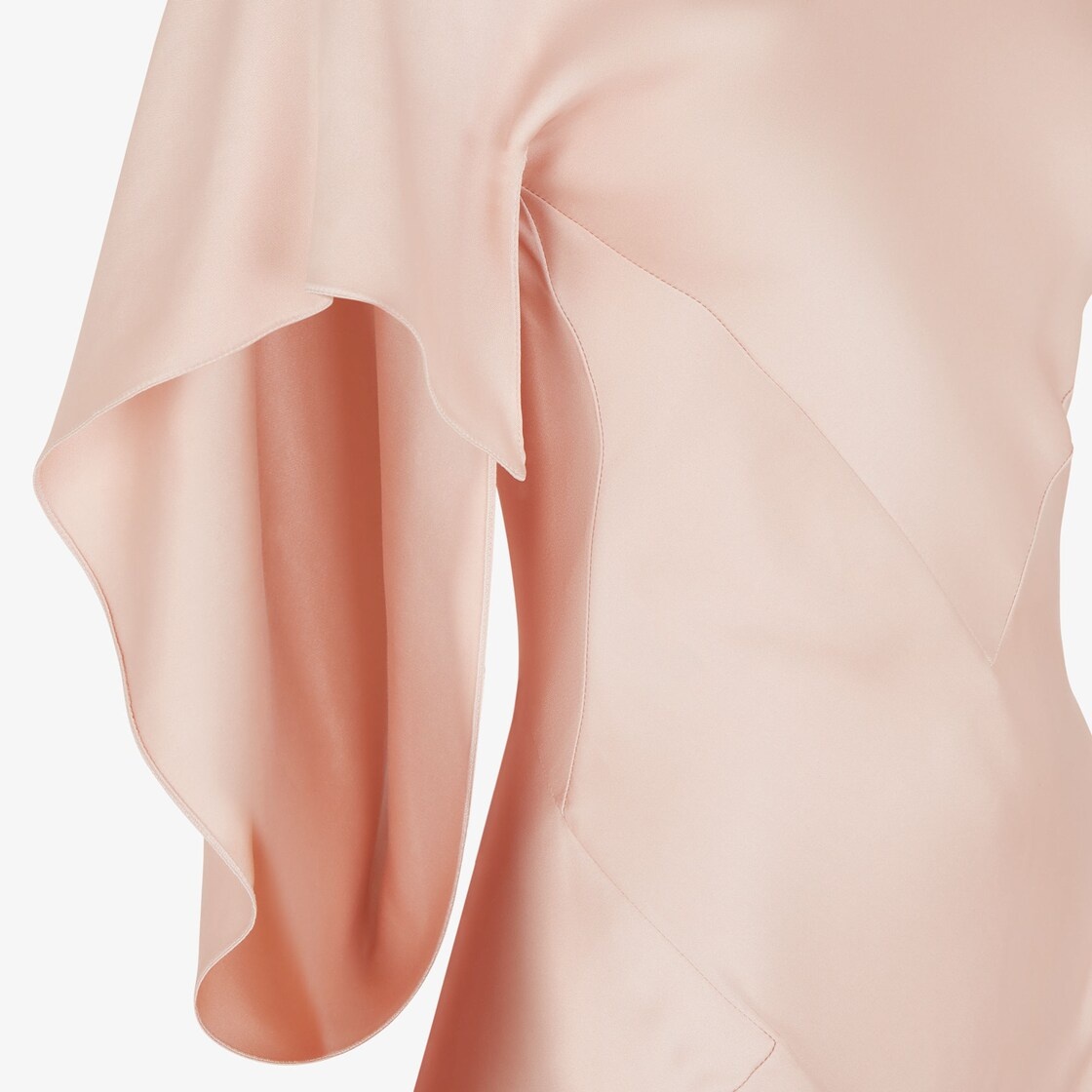 Pink satin dress - 3