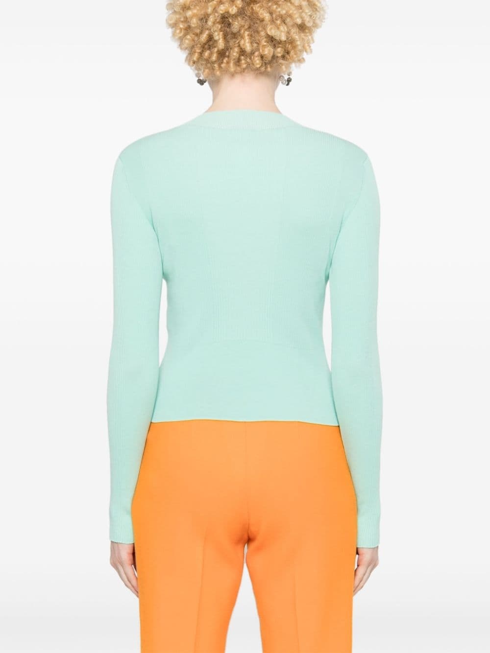 ribbed-knit jumper - 4