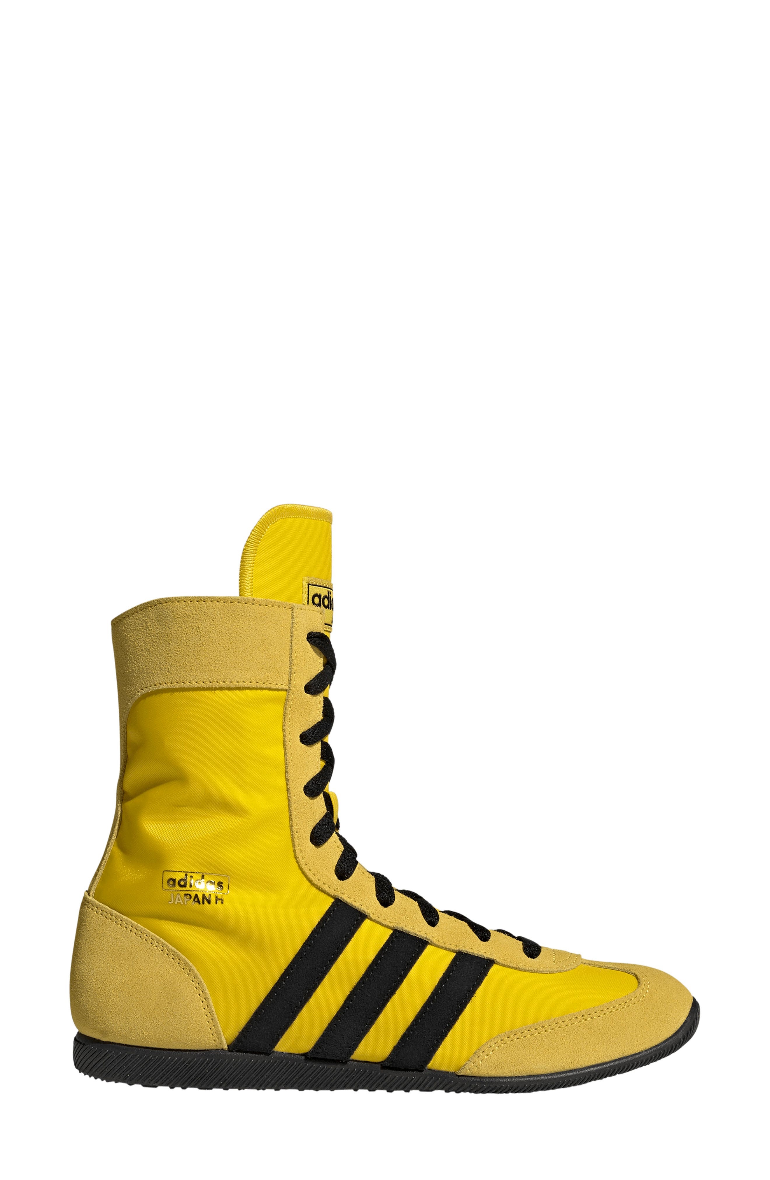adidas Japan High Top Sneaker in Yellow/Black/Gold Metallic at Nordstrom - 3