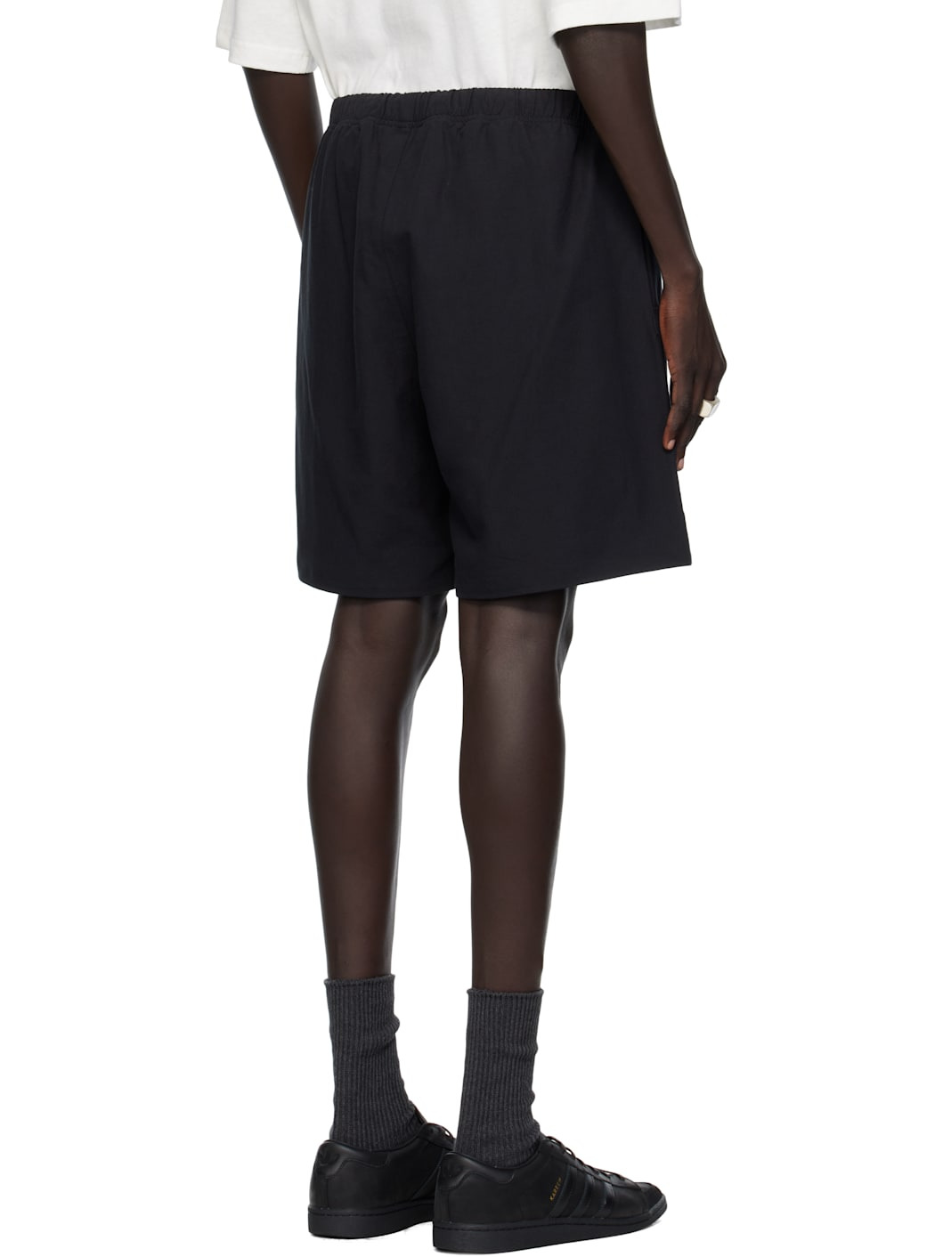 Black Oxford Soccer Shorts - 3