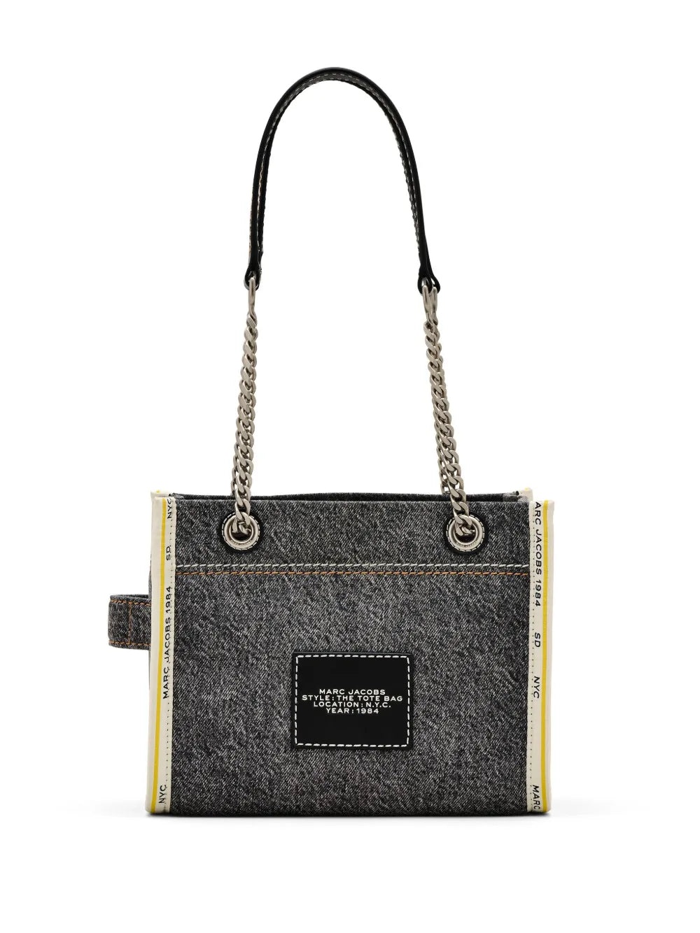 MARC JACOBS - Women The Denim Chain Small Tote Bag - 4