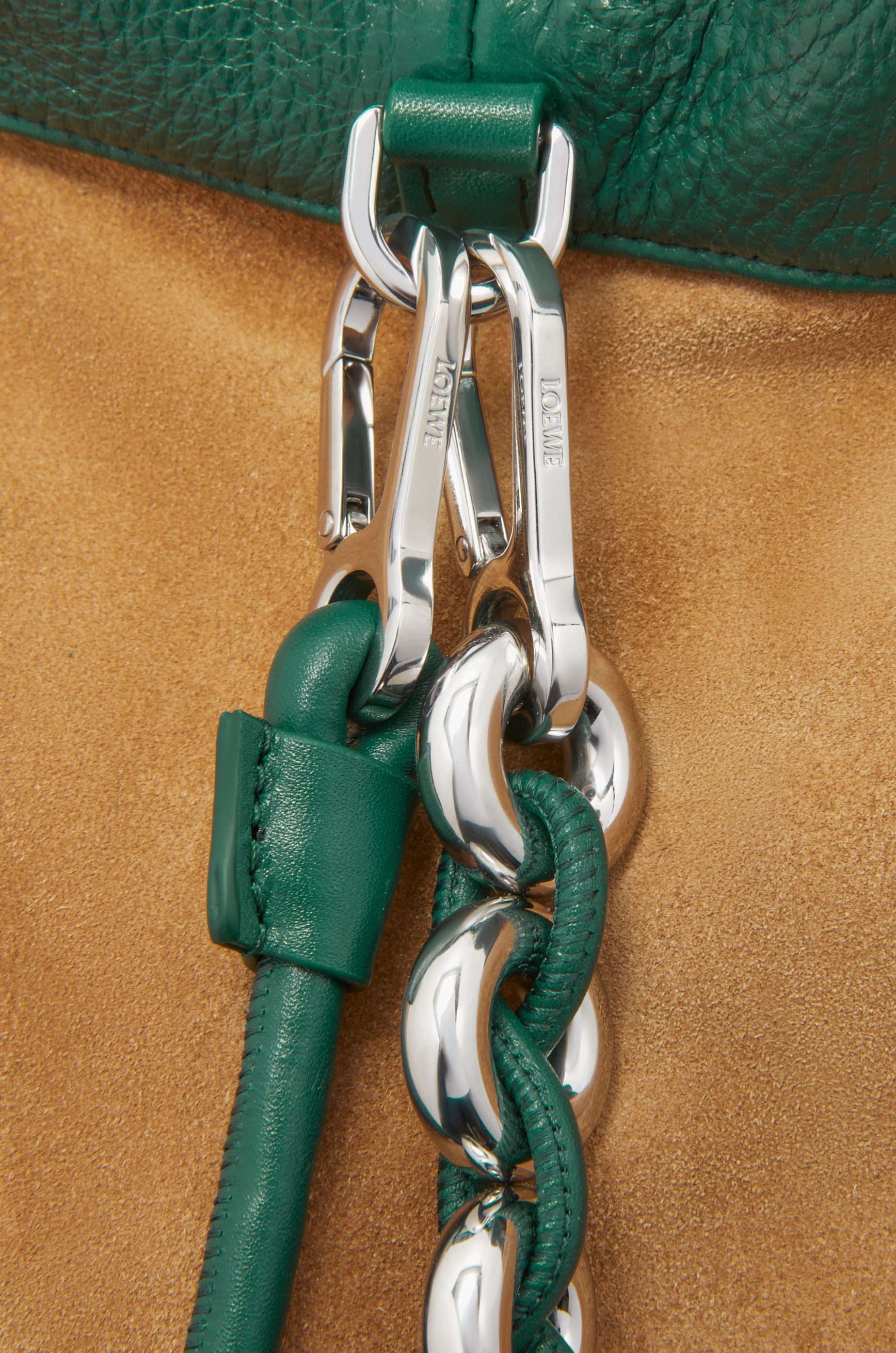 Large Flamenco purse in deerskin - 10