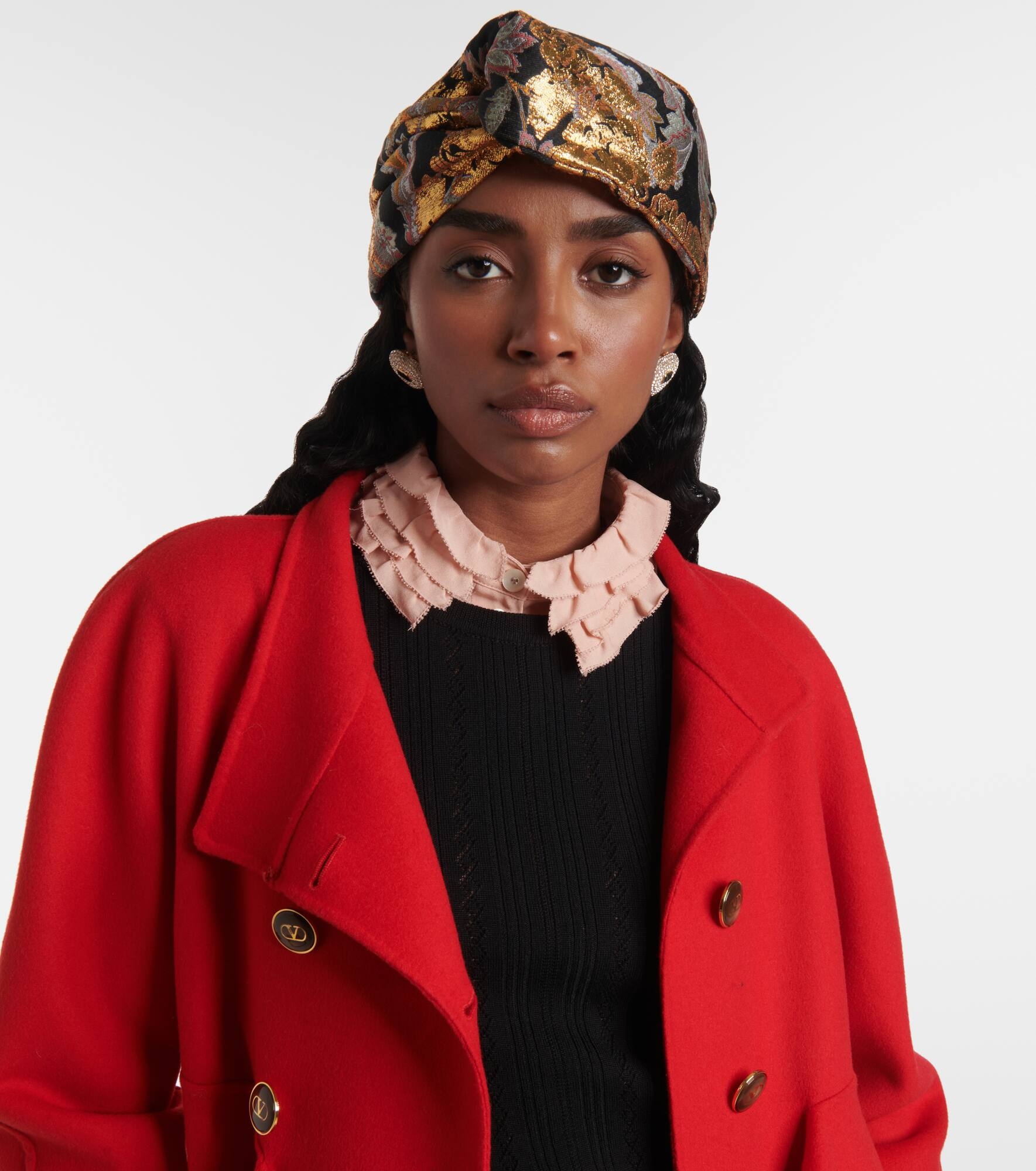 Jacquard lamé headband - 2