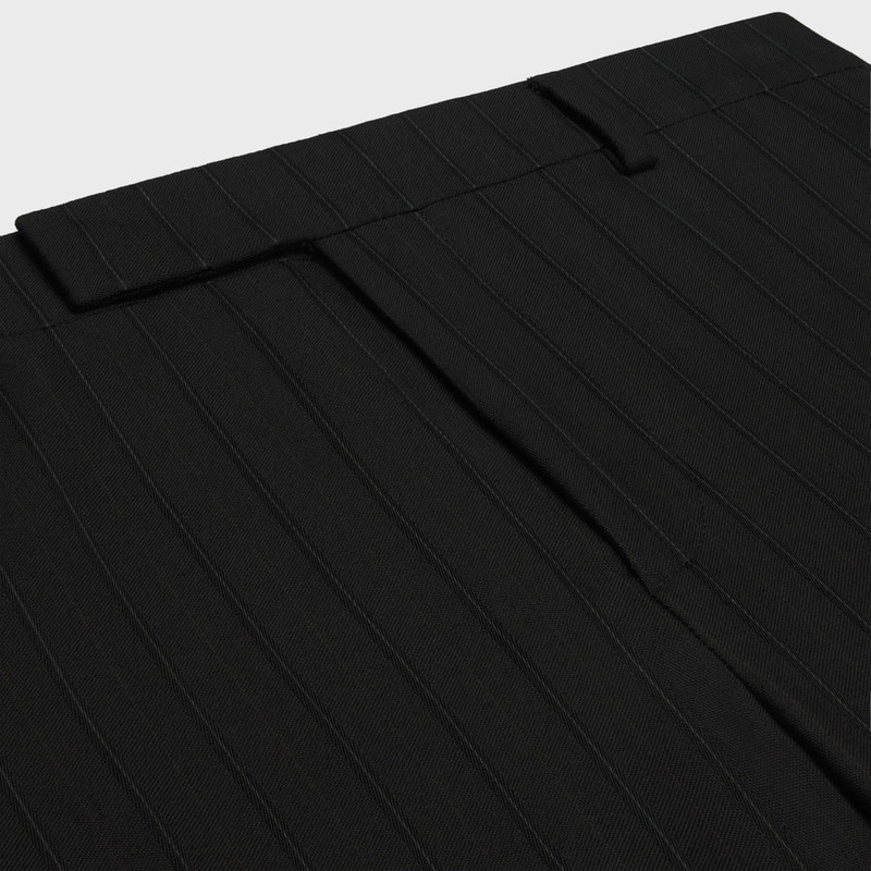 flared pants in striped wool 3