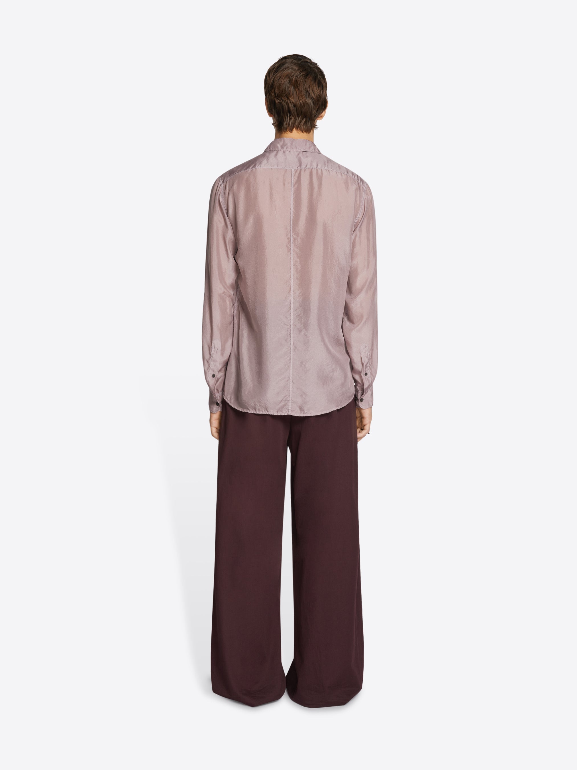 OVERDYED SILK SHIRT - 4