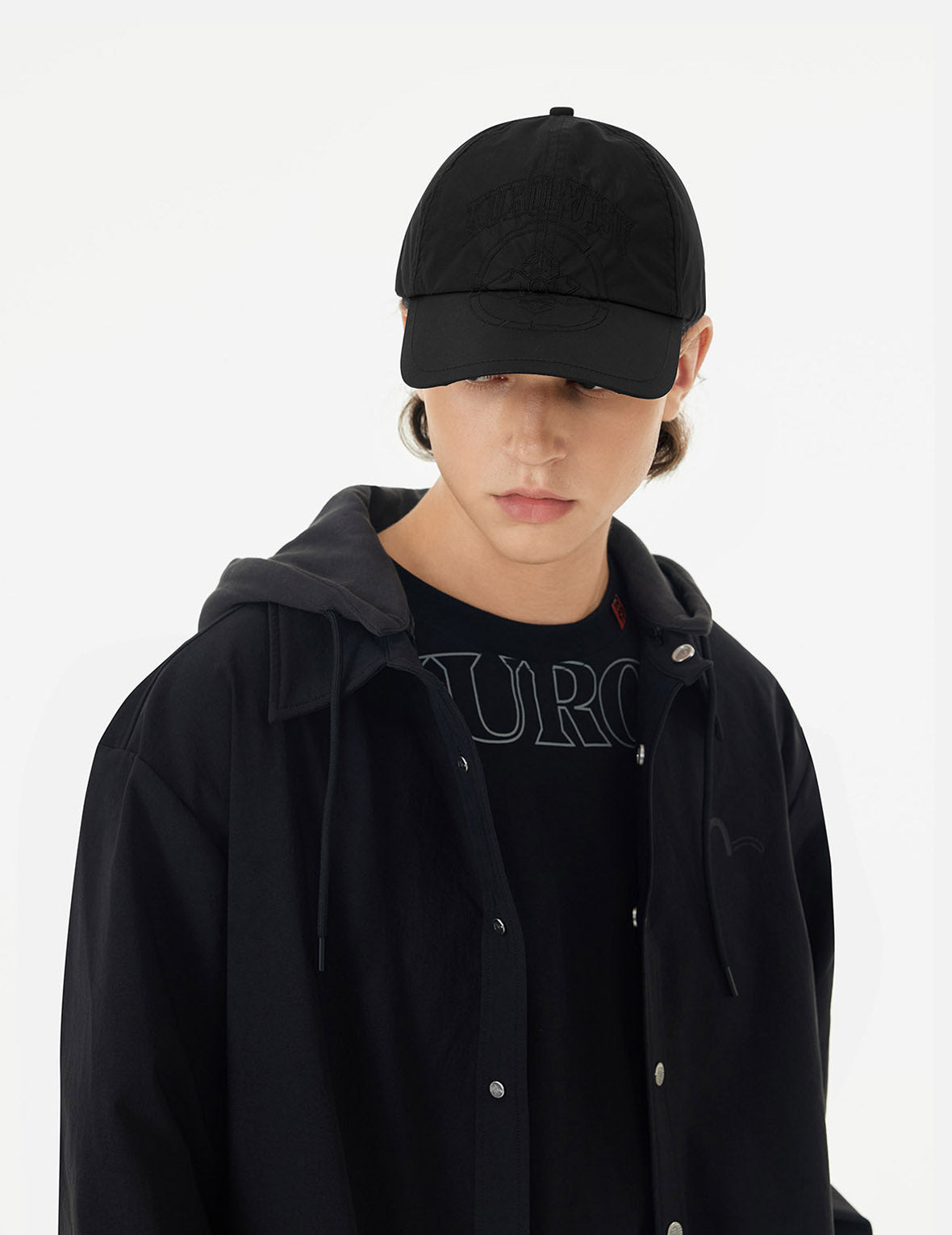 Logo and Kamon Embroidery Cap - 3