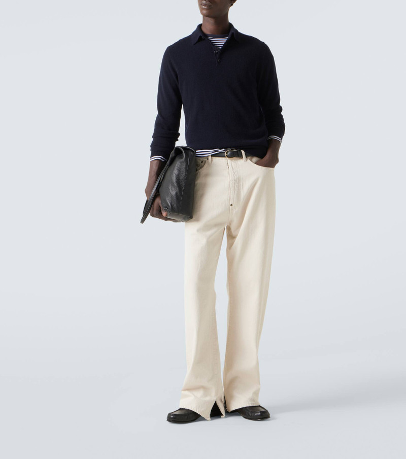 Allude Cashmere polo sweater outlook