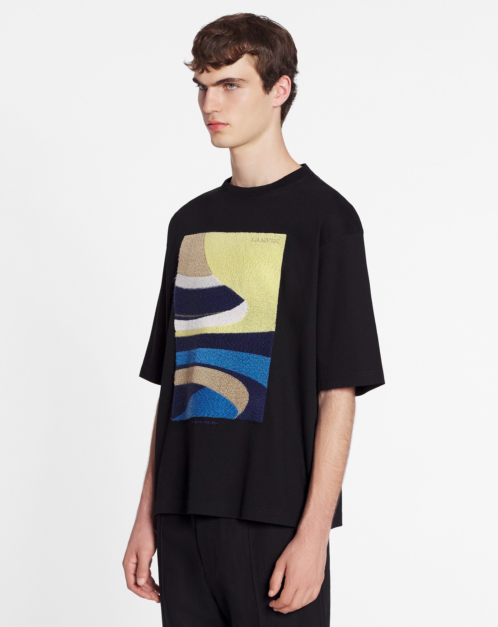 DAUNOU EMBROIDERED LOOSE-FITTING T-SHIRT - 3