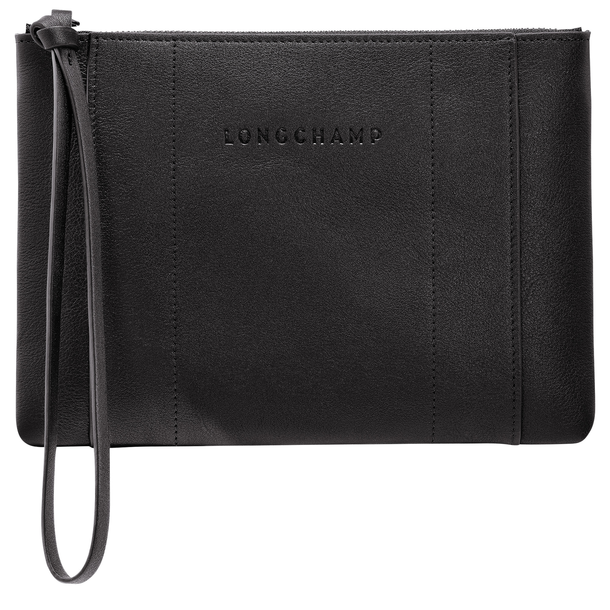 Longchamp 3D Pouch Black - Leather - 1