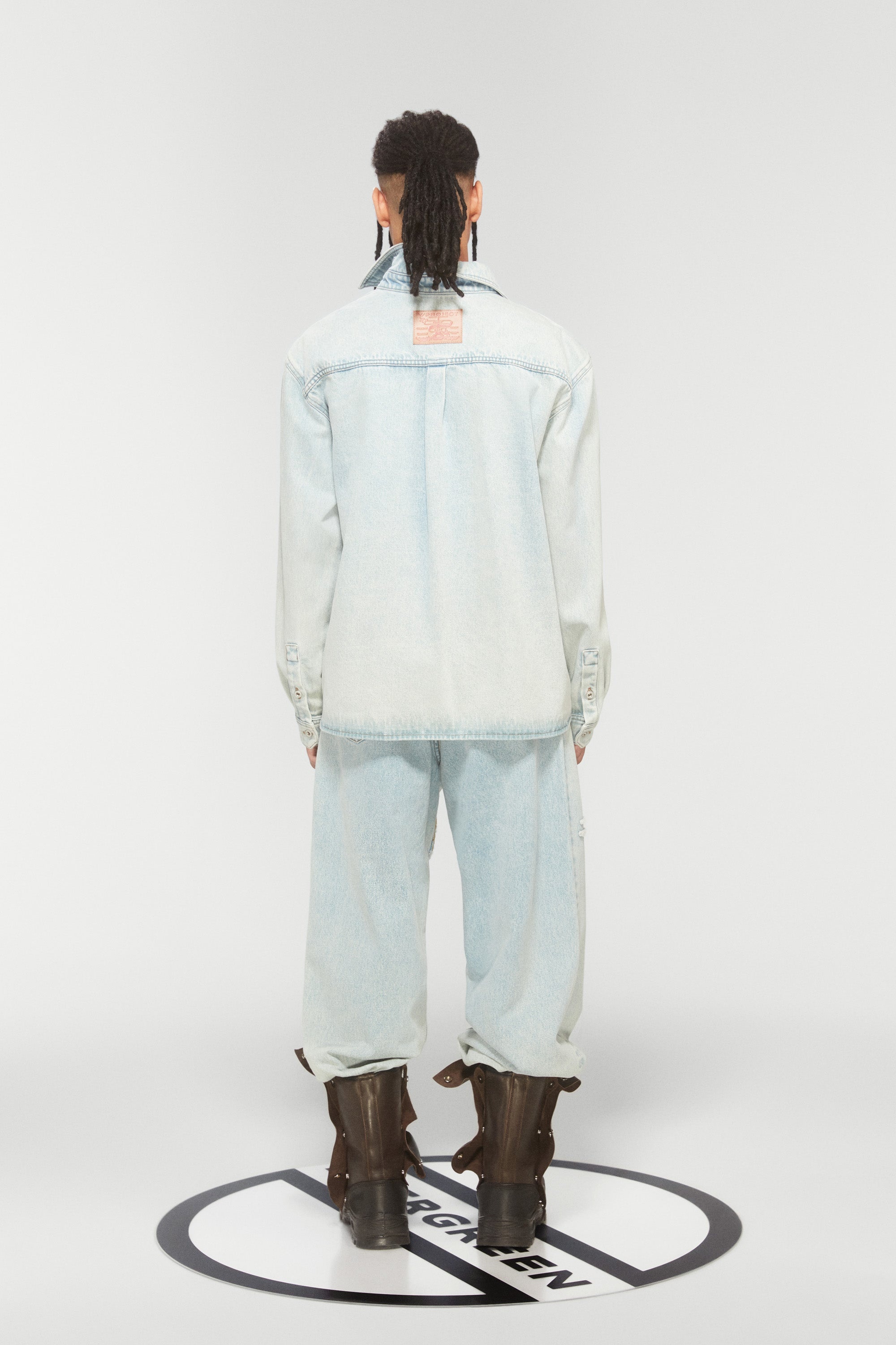 EVERGREEN PARIS' BEST PATCH DENIM SHIRT - 4