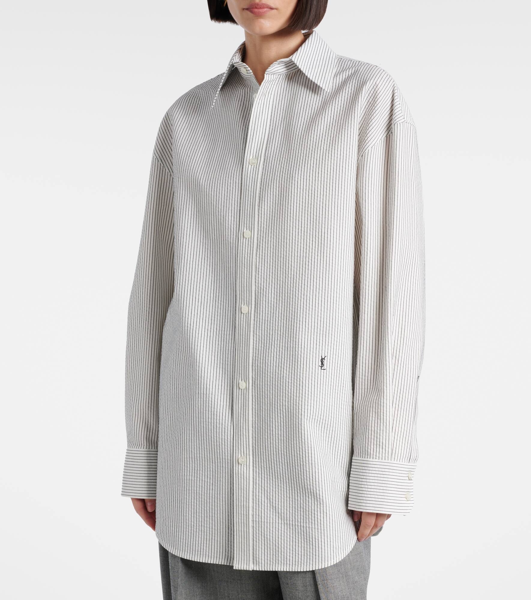Cassandre striped cotton shirt - 6