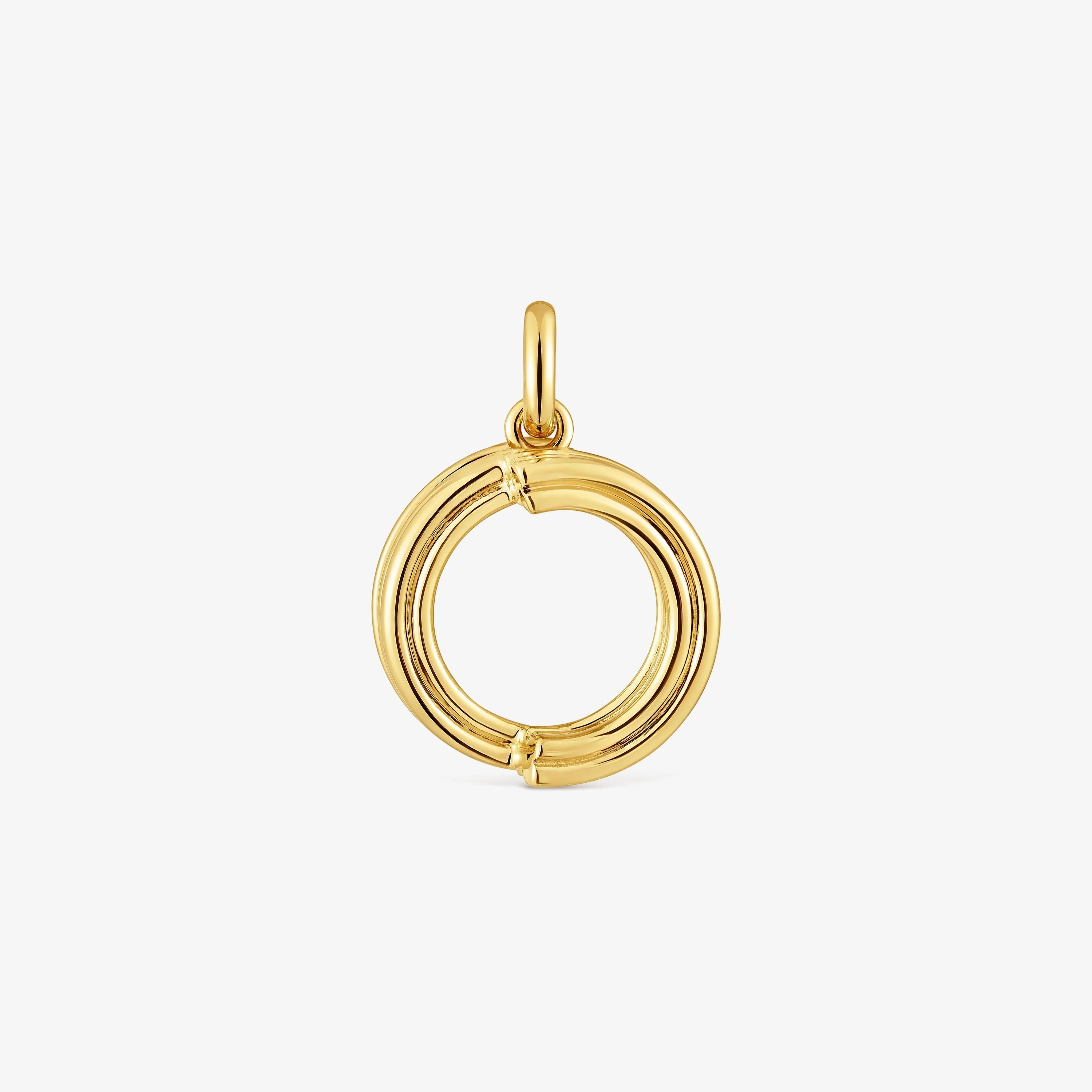 Medium 18K gold vermeil letter O Pendant TOUS Alphabet - 1