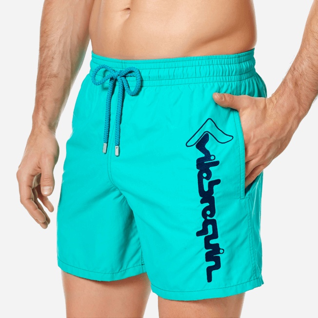 Men Swim Trunks Placed embroidery Le Vilebrequin - 5