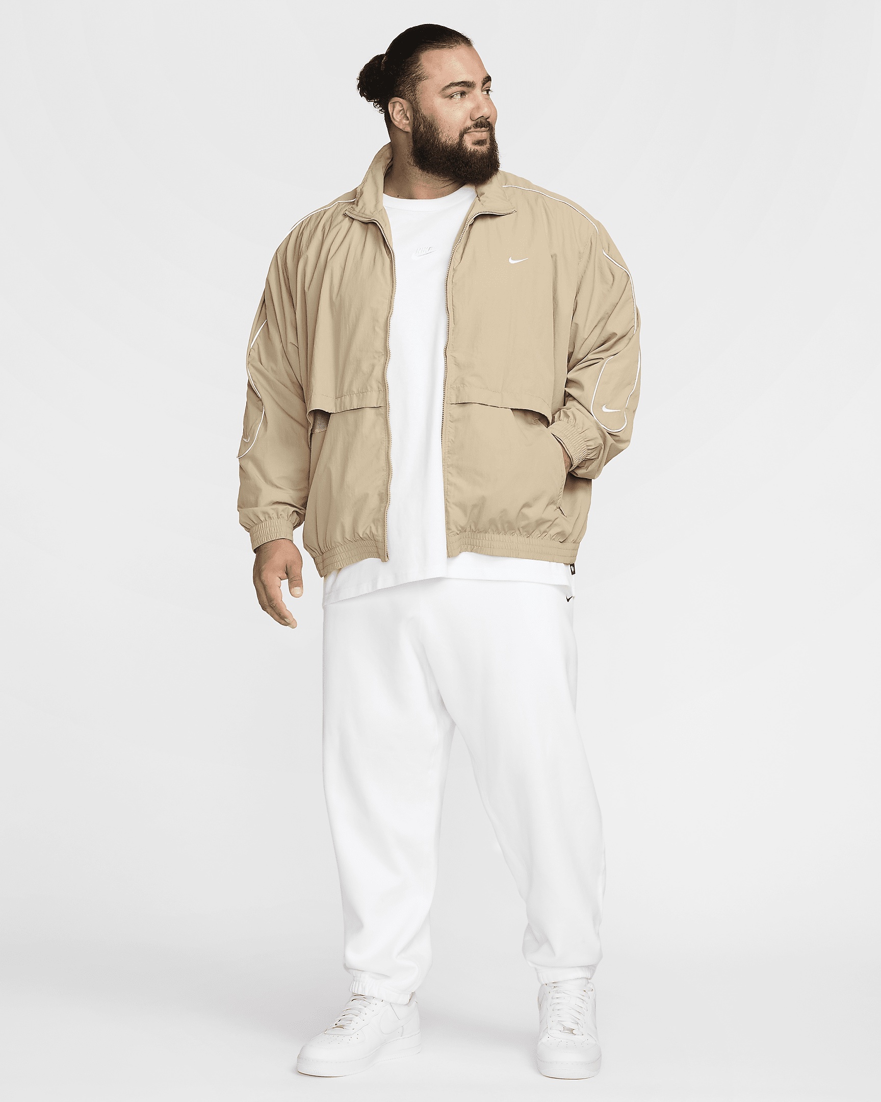 Nike Nike Sportswear Solo Swoosh Men's Woven Track Jacket Nike Nike Sportswear Solo Swoosh Men's Woven Track Jacket