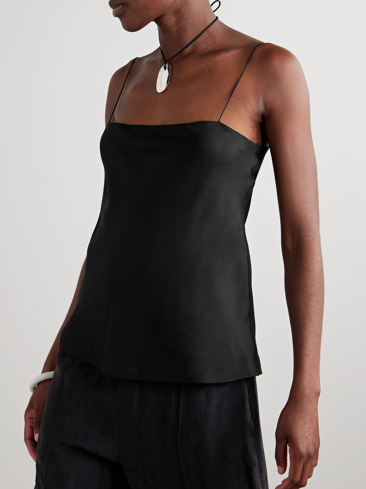 Silk-twill Camisole - 4