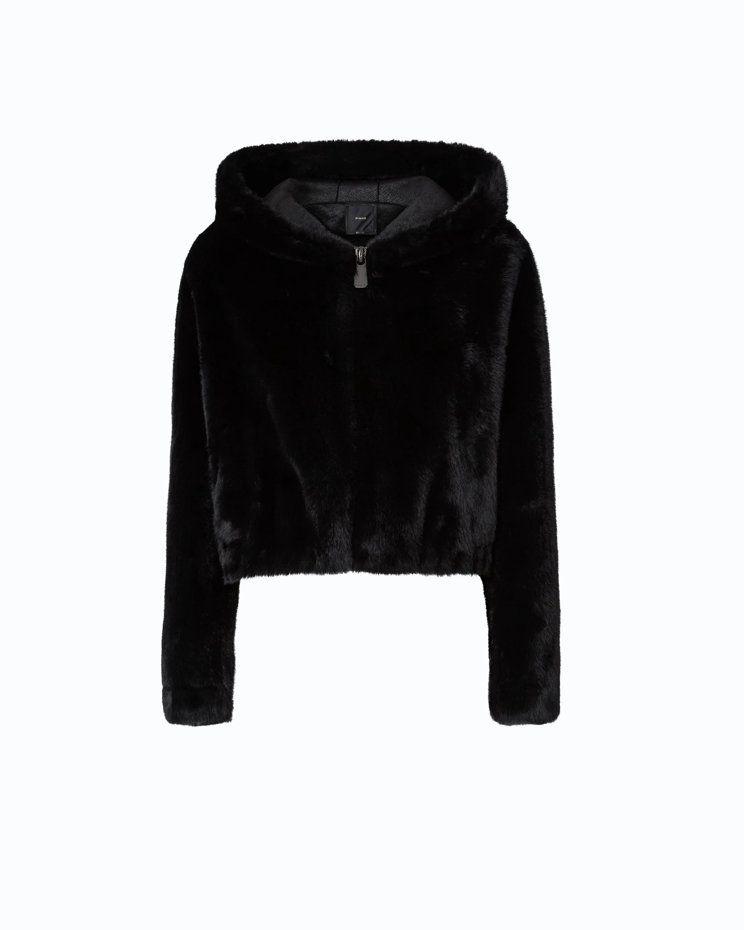 FAUX FUR CROPPED JACKET - 1