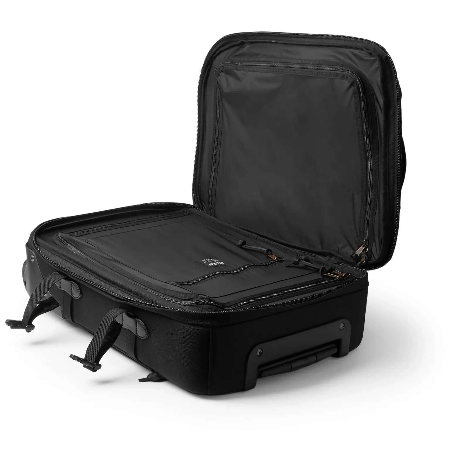 Dryden 56cm Leather-Trimmed CORDURA Carry-On Suitcase - 3