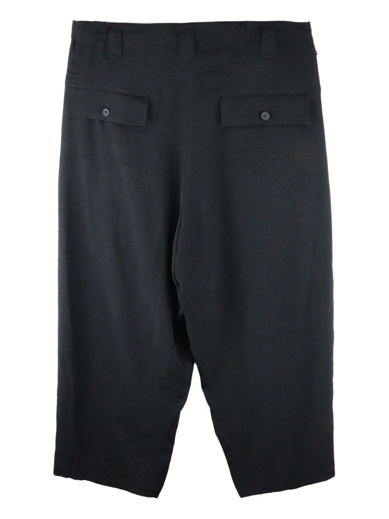 Yohji Yamamoto pleated wide-leg trousers outlook
