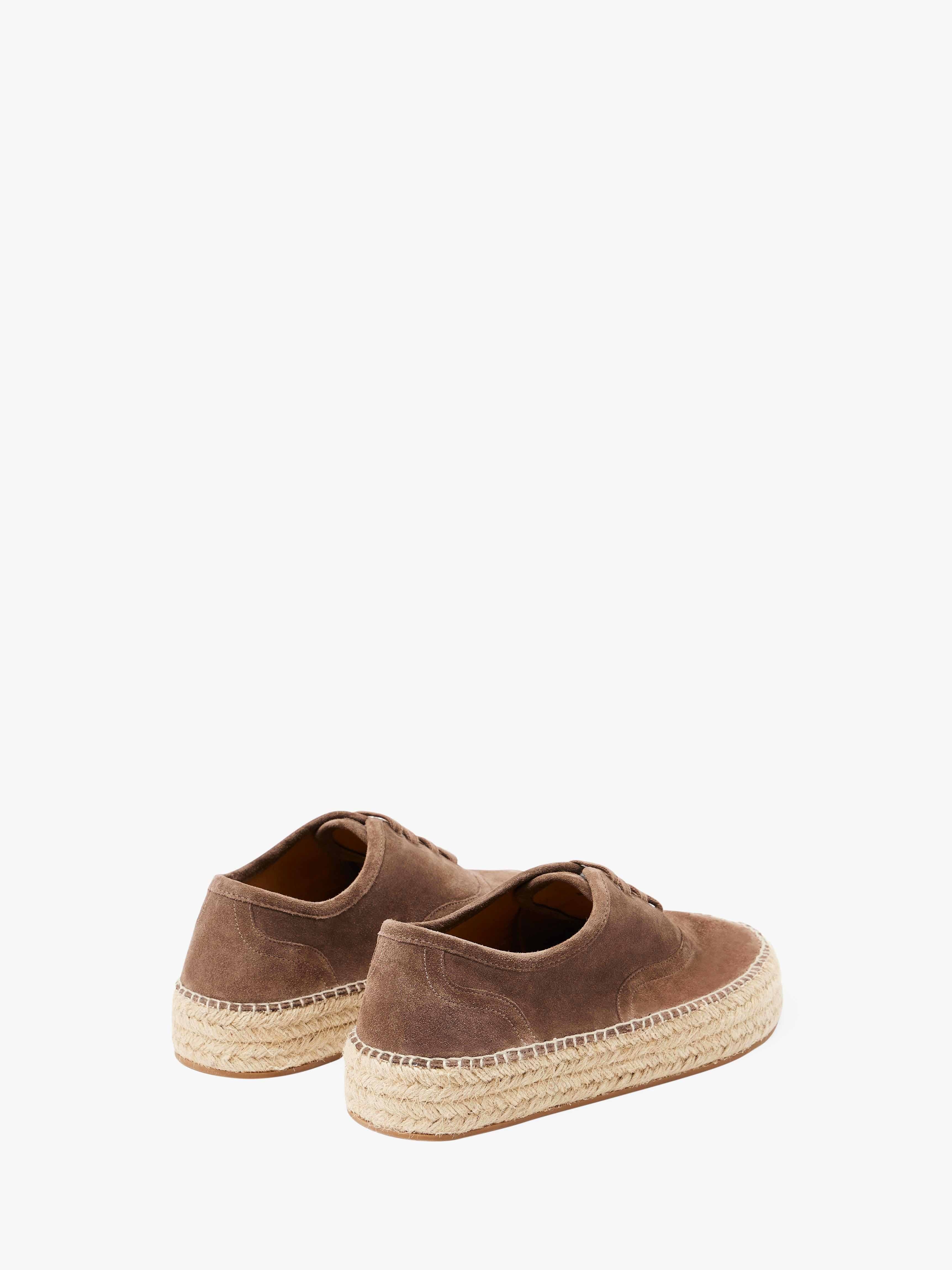 SUEDE LACE-FRONT PLATFORM ESPADRILLES - 3