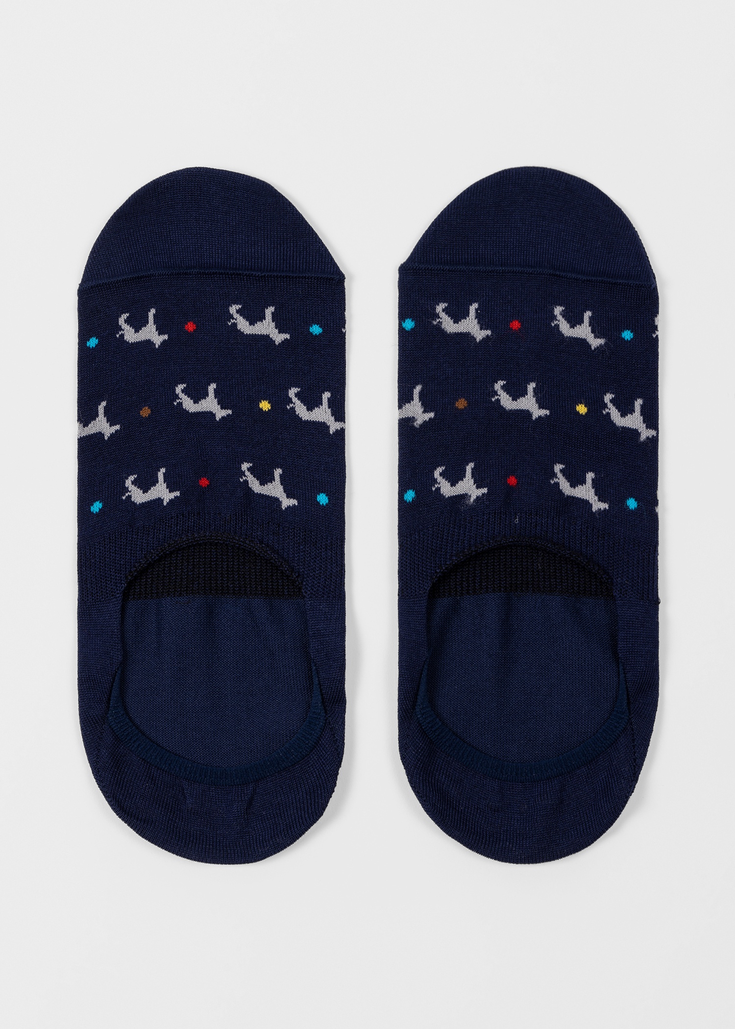 Navy 'Whippet' Loafer Socks - 2