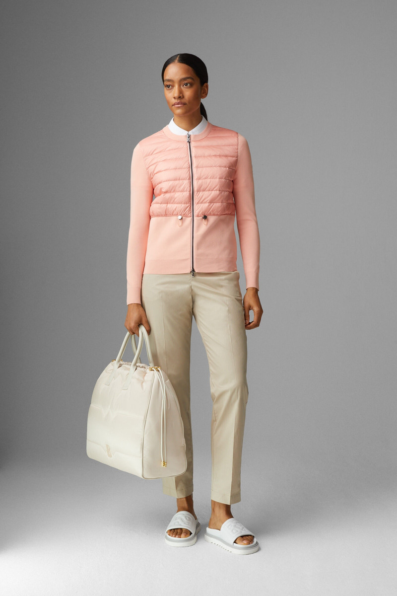 BOGNER Anja Hybrid knit jacket in Pink outlook