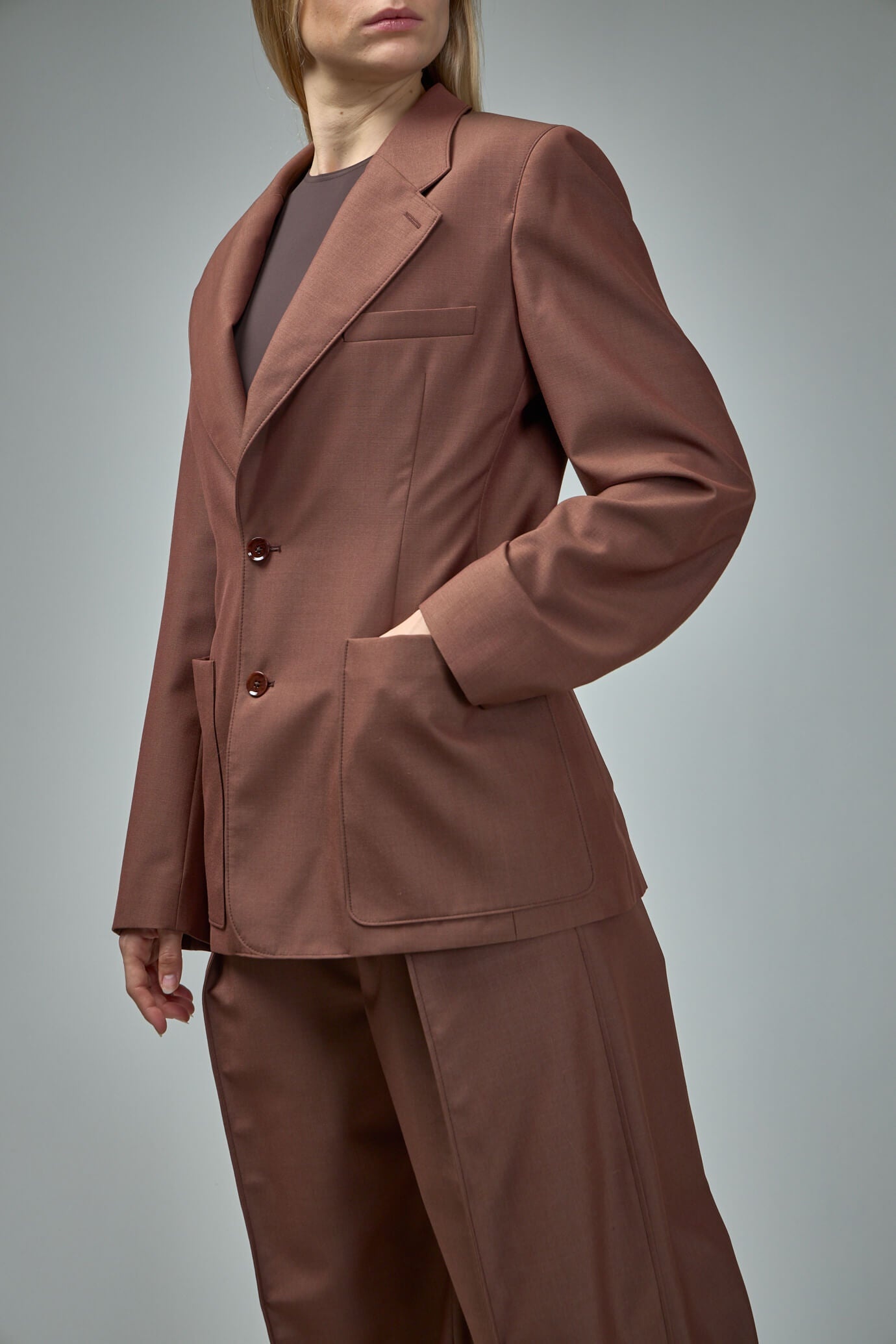 Lemaire｜JACKETS (SINGLE-BREASTED FITTED TAILORED JACKET Lemaire SINGLE BREASTED FITTED TAILORED JACKET | REVERSIBLE