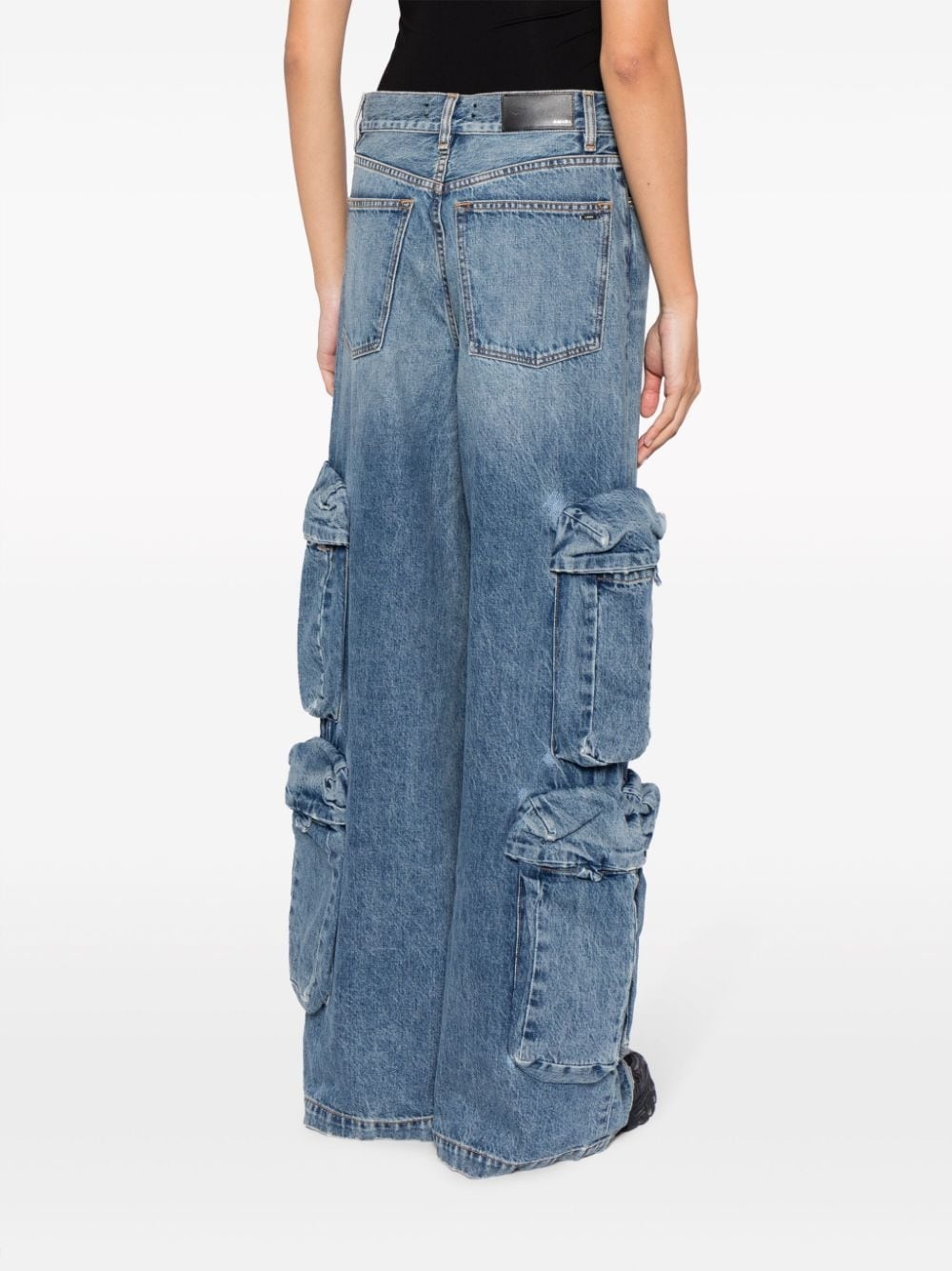 Baggy mid-rise wide-leg jeans - 4