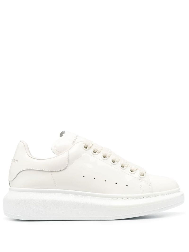 leather lo-top sneakers - 1