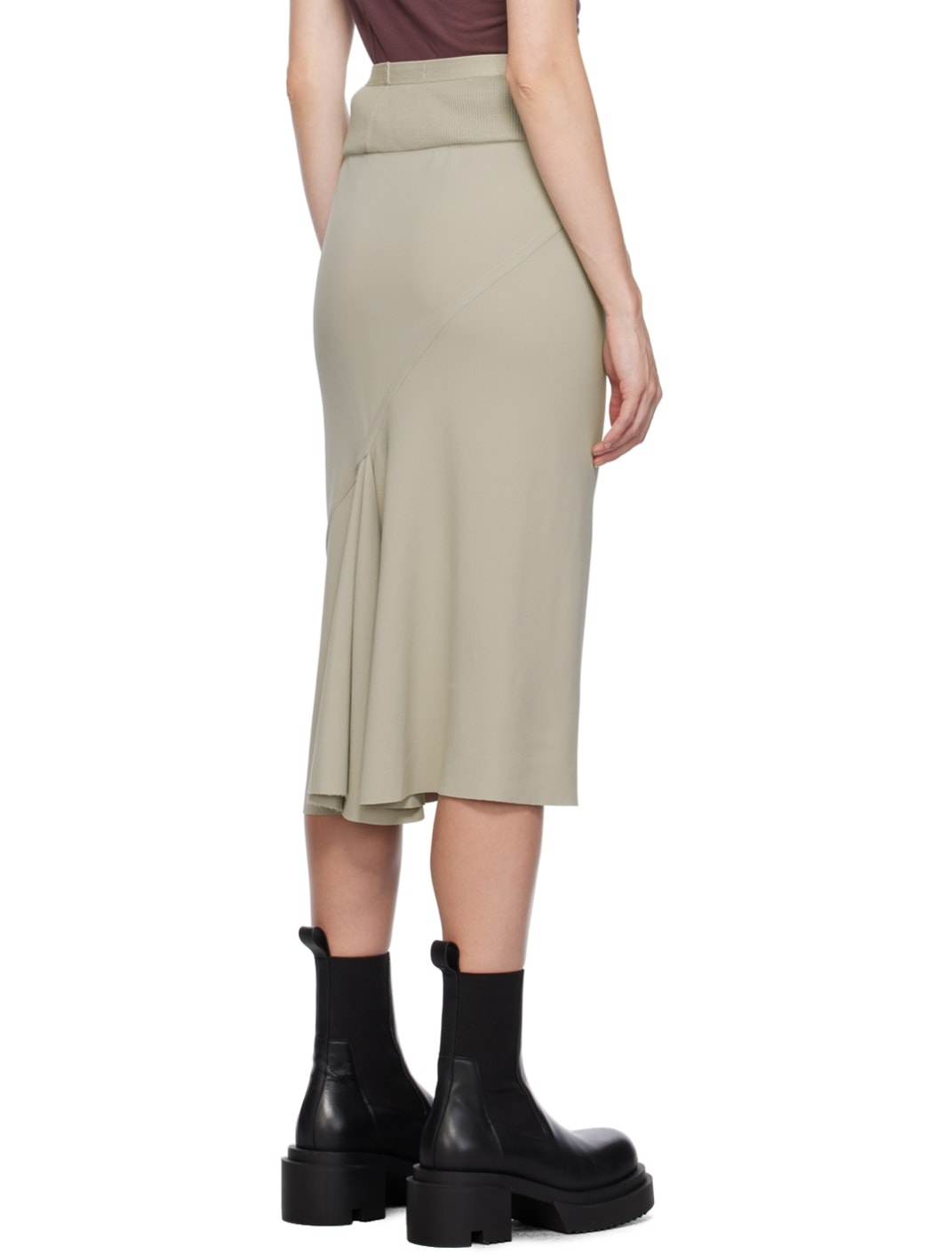 Off-White Bias Midi Skirt - 3