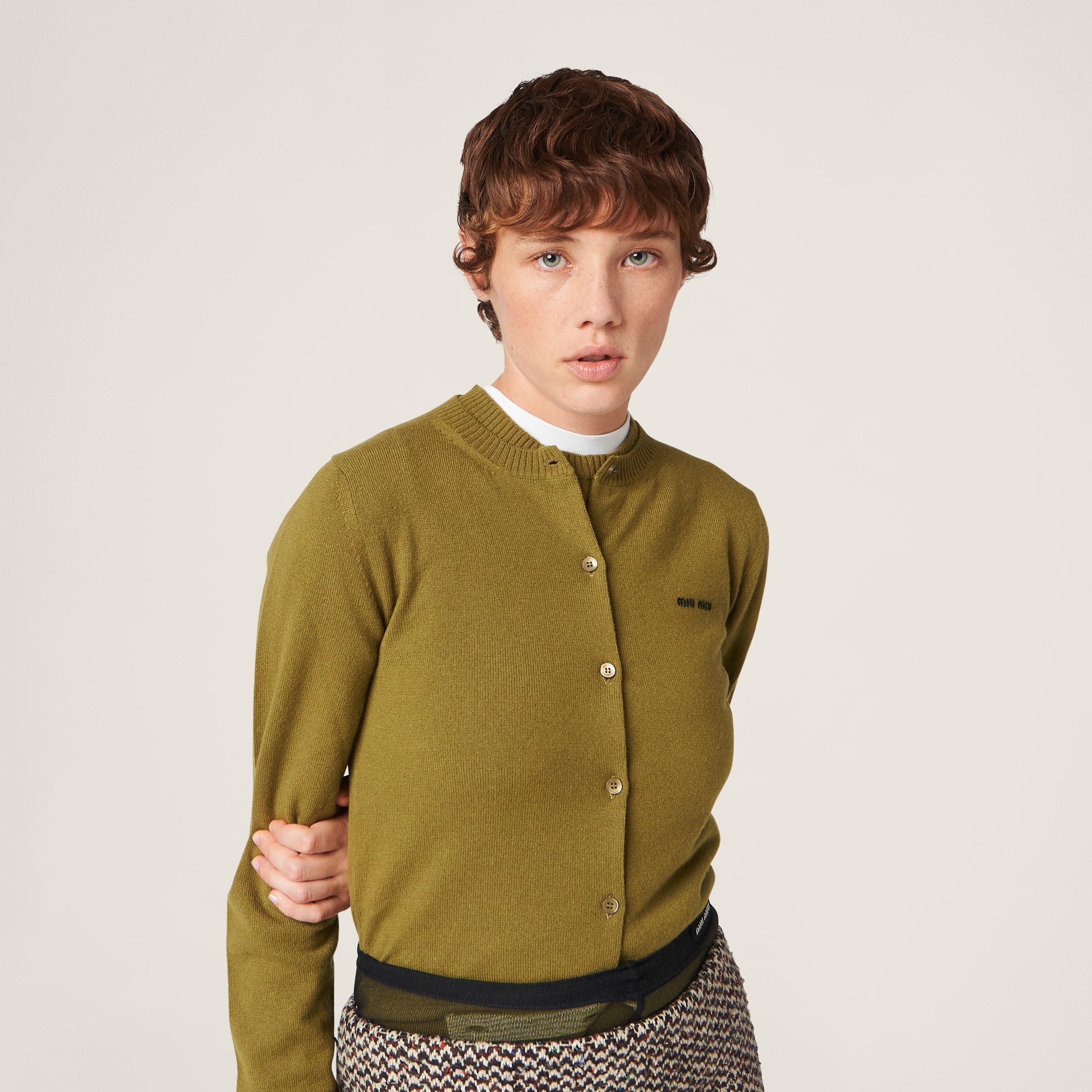 Cashmere knit cardigan - 4